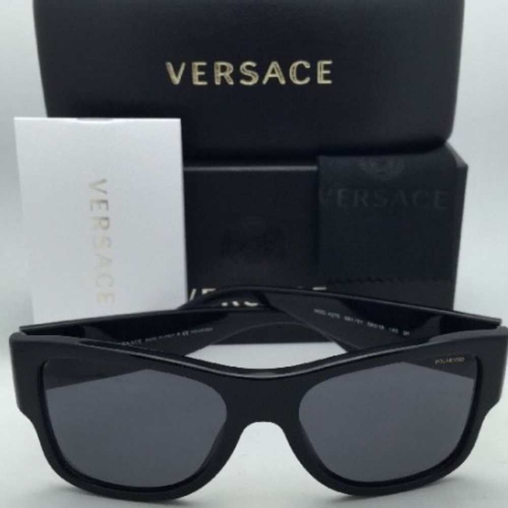 NWT Authentic Mens Versace Square Sunglasses - Picture 7 of 8